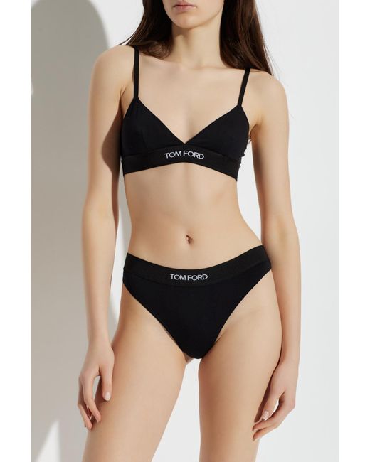 Tom Ford Black Strings With Logo