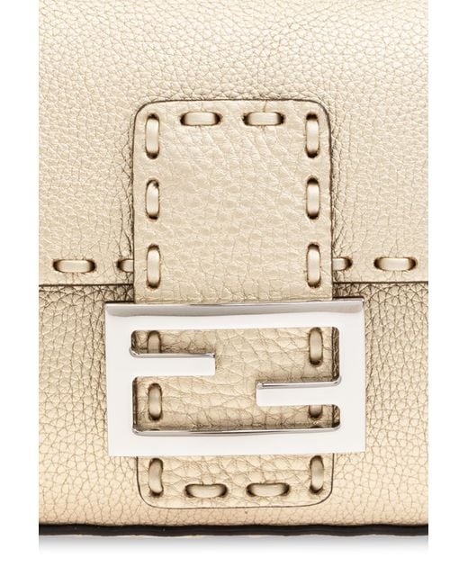 Fendi Metallic Shoulder Bag Baguette