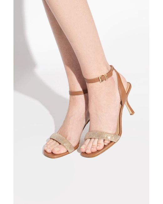 MICHAEL Michael Kors Brown 'carrie' Heeled Sandals