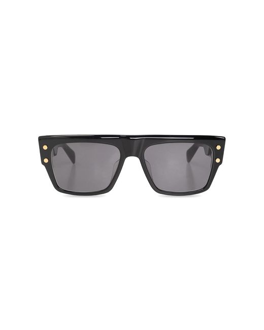 Balmain Gray 'Biii' Sunglasses