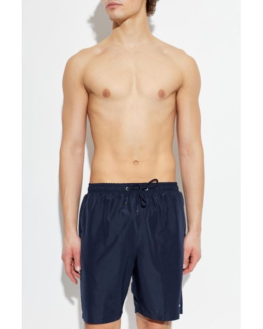 Paul & Shark Blue Swim Shorts for men