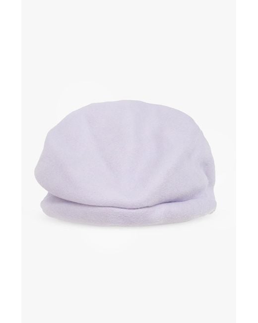 Comme des Garçons Purple Wool Peaked Cap With Logo for men