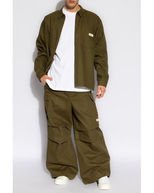 Marni Green Cargo Trousers, for men