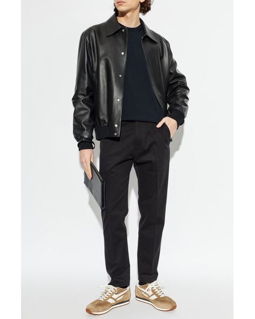 Tom Ford Black Tapered Leg Trousers for men