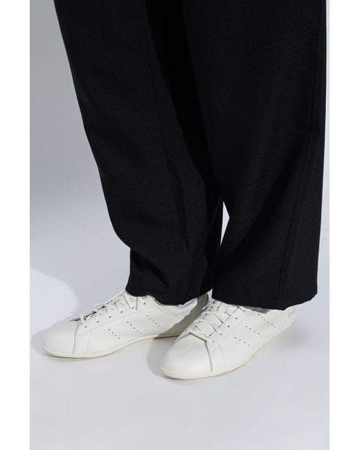 Y-3 White 'Stan Smith Lo Pro' Sports Shoes