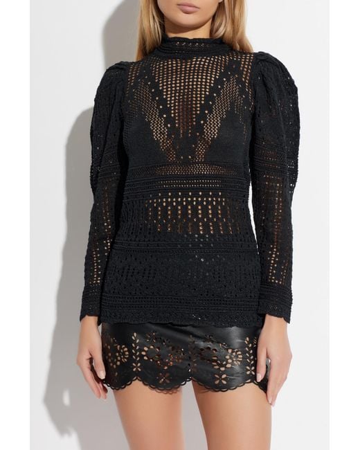 Isabel Marant Black Sweater "Dahara"