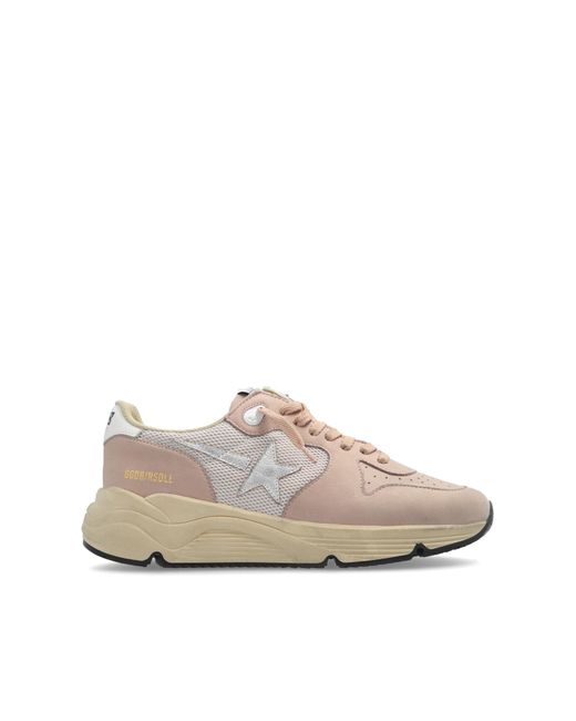 Golden Goose Deluxe Brand White 'running Sole' Sports Shoes,