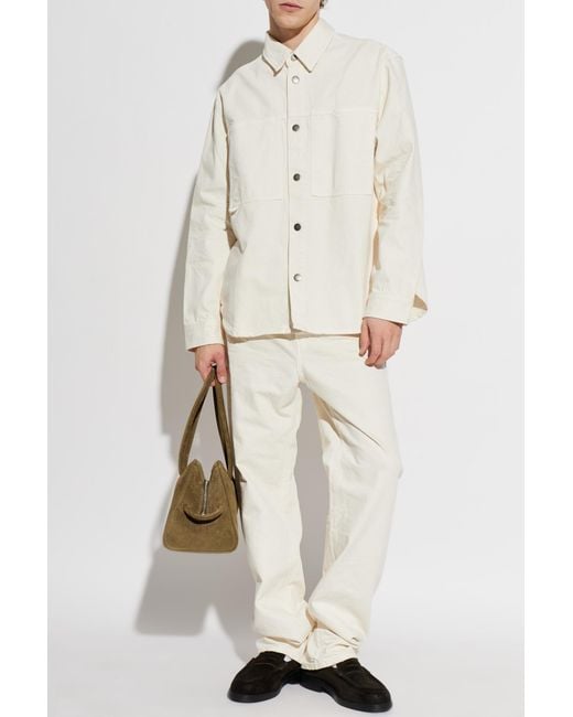 Haikure White 'Arno' Denim Shirt for men