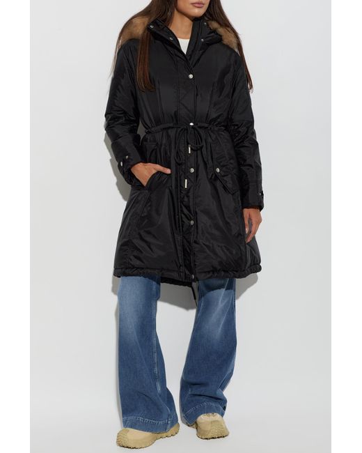 Moncler Black 'Moustique' Puffer Jacket