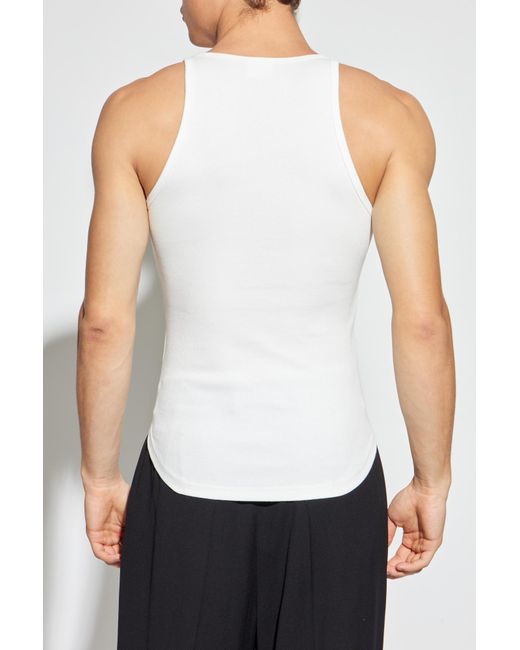 Courreges White Top With Logo for men
