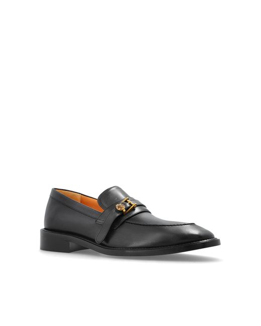 Versace Black 'Primo' Loafers for men