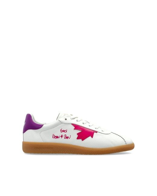 DSquared² Pink 'Rebel' Sports Shoes