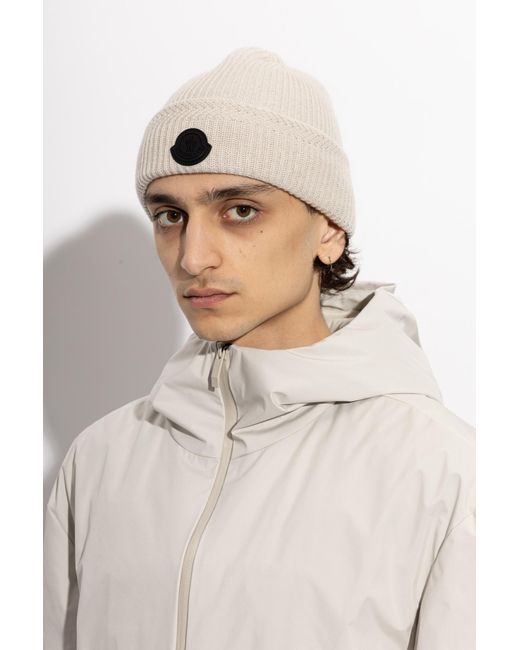 Moncler Natural Woolen Hat for men