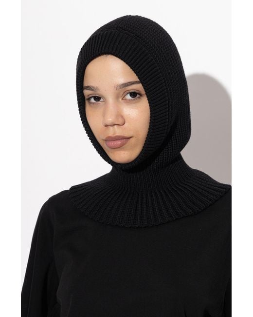 Lemaire Black Wool Hat