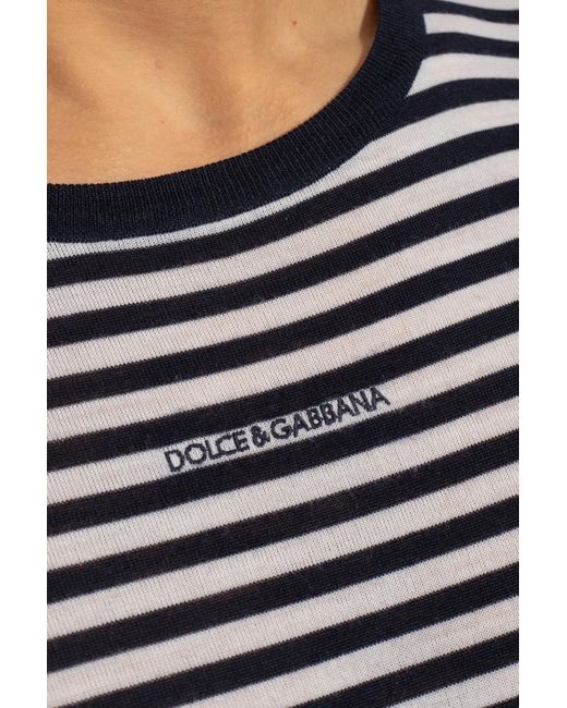 Dolce & Gabbana Multicolor Striped Sweater, for men