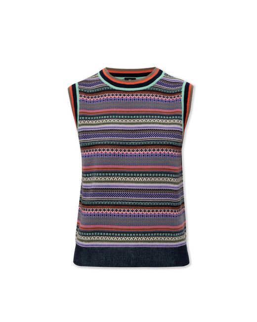 PS by Paul Smith Multicolor Striped Vest
