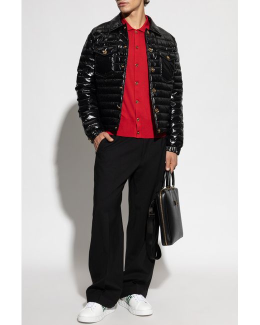 Versace Black Puffer Jacket for men