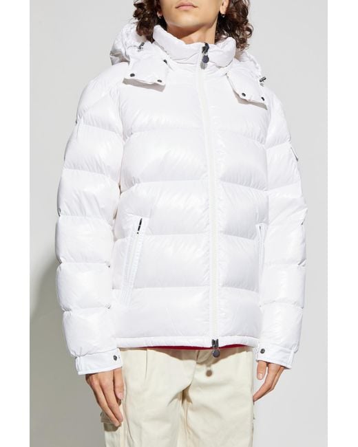 Moncler White "Maya" Down Jacket for men