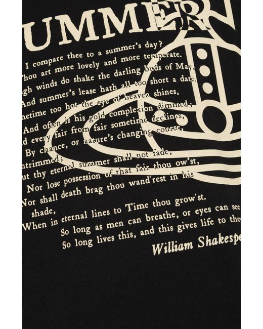 Vivienne Westwood Black Printed T-shirt, for men