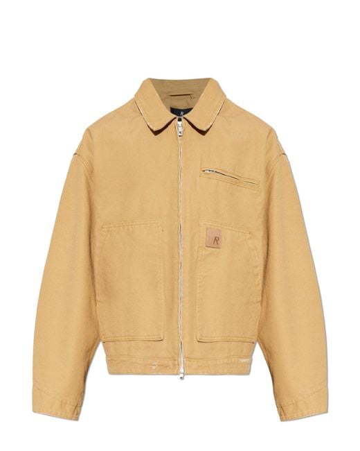 Represent Natural Denim Jacket With "Vintage" Effect for men