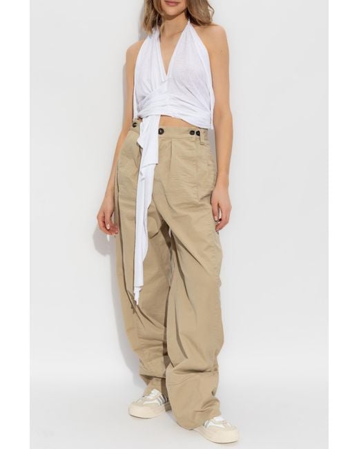 DSquared² Natural Trousers With Loose Legs