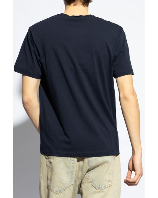 Save The Duck Blue Printed T-Shirt for men