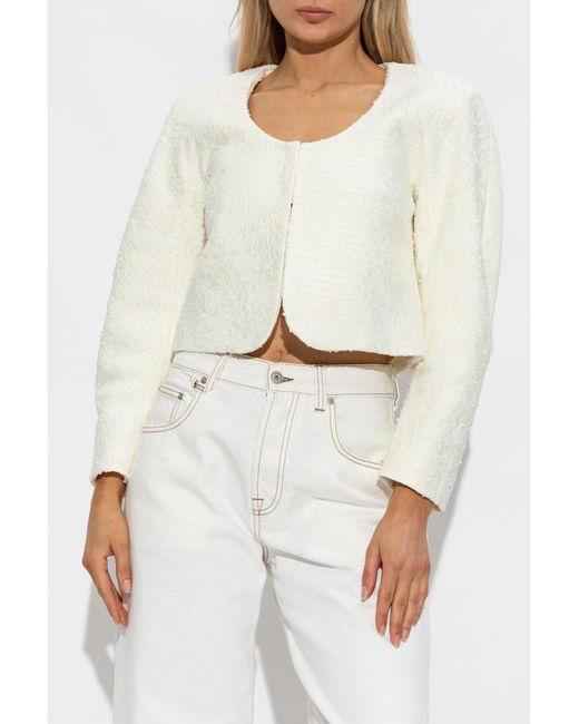 Jacquemus Natural Patterned Blazer