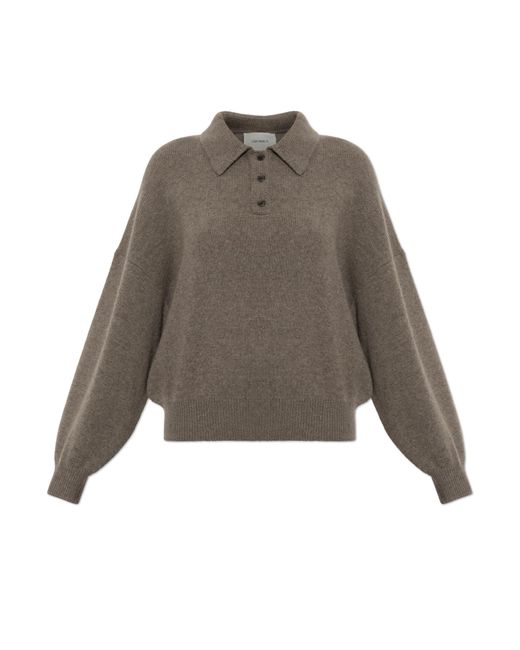 Lisa Yang Brown 'Etta' Cashmere Polo