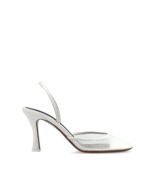 Neous White Heeled Shoes 'Baten'
