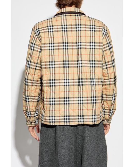 Burberry Brown Reversible Jacket "Brighton" for men