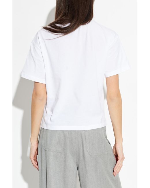 Emporio Armani Gray T-Shirt With Rubber Application