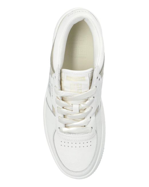 Givenchy White Sneakers With Logo