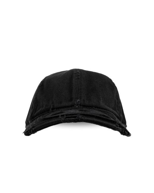 DIESEL Black Baseball Cap 'C-Bigdov' for men