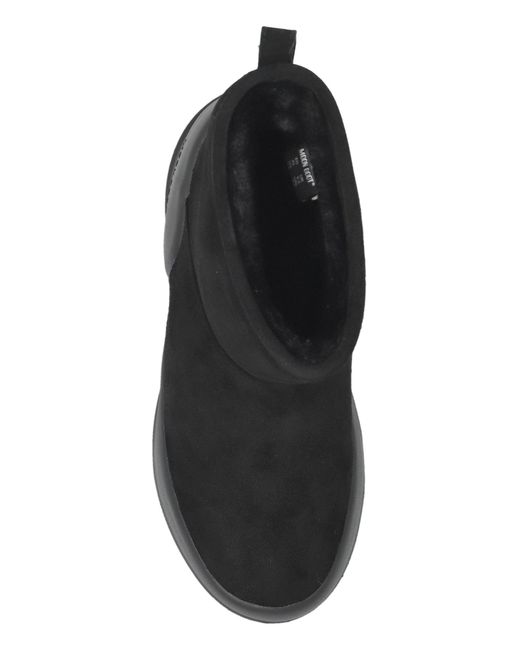 Moon Boot Black 'Mezzaluna Mid' Snow Boots