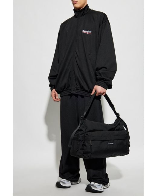 Balenciaga Black Sweatshirt With Logo for men