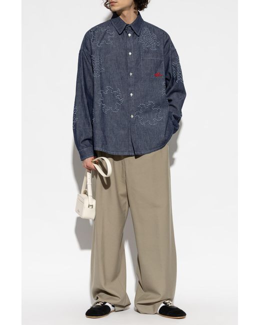 Marni Blue Denim Shirt for men
