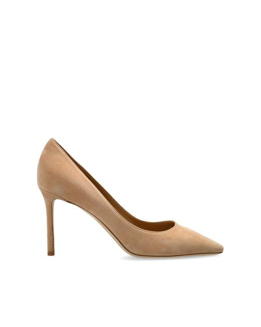 Jimmy Choo White Heeled Shoes 'Romy 85'