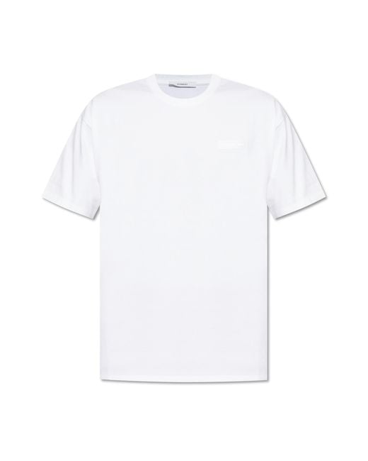 Givenchy Black T-Shirt With Logo Patch for men