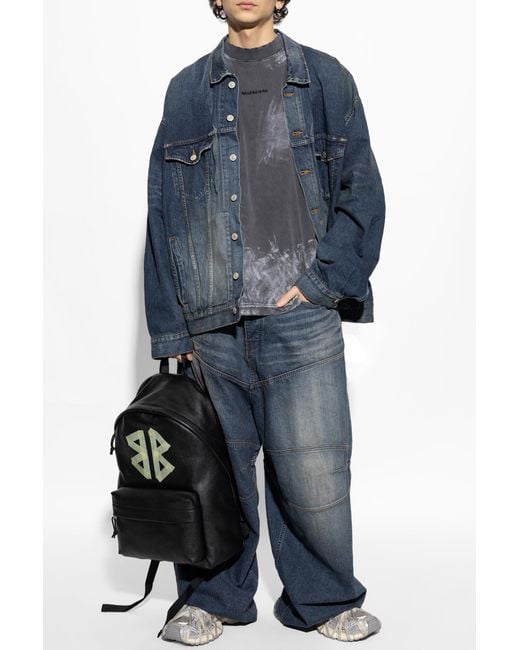 Balenciaga Blue Denim Jacket