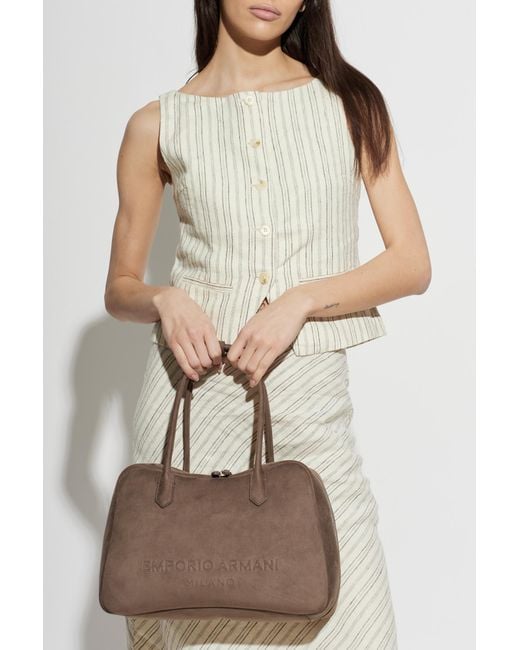 Emporio Armani Brown Handbag