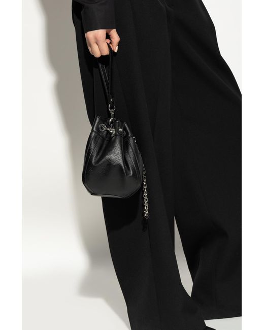 Vivienne Westwood Black 'Chrissy Small' Bucket Bag