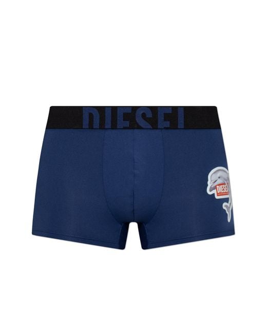 DIESEL Blue 'Damien-D-Pop' Boxers for men