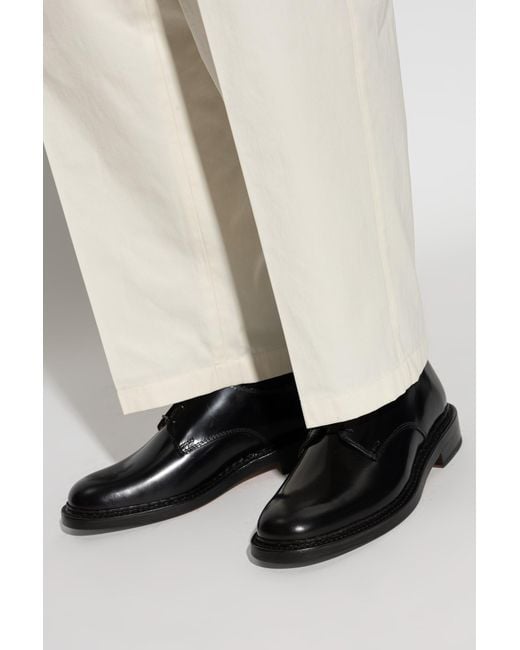 Our Legacy Black Leather Shoes for men