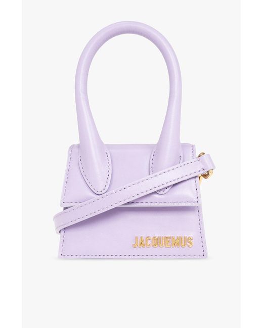 Jacquemus Leather 'le Chiquito' Shoulder Bag in Purple | Lyst Canada