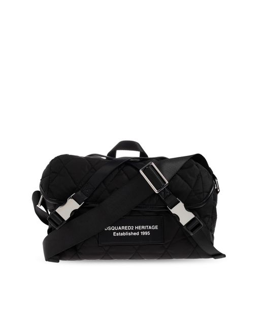 DSquared² Black Bag With Logo for men