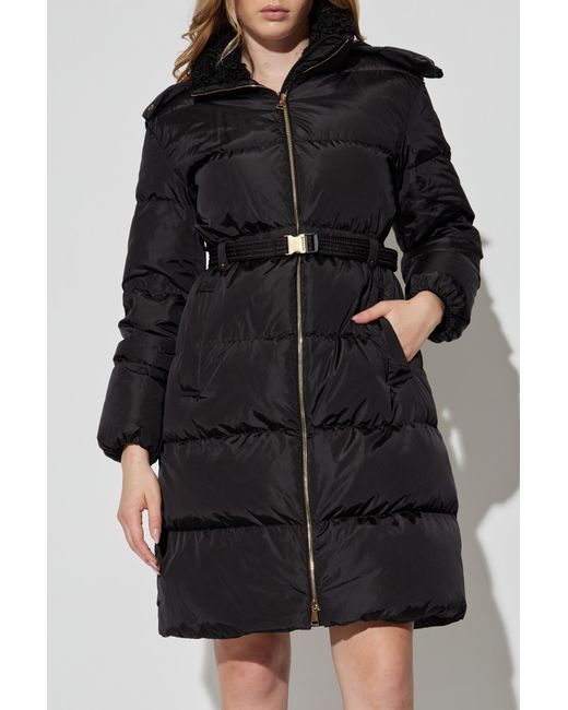 Moncler Black 'Briant' Down Coat