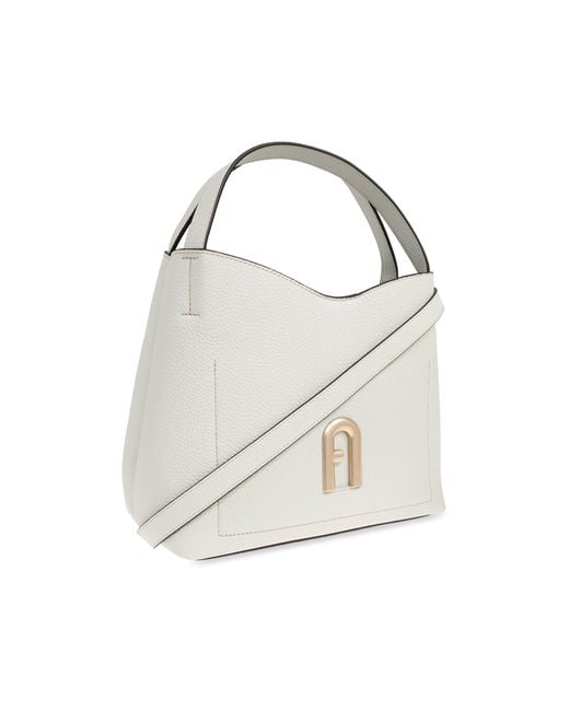 Furla White 'primula Small' Shoulder Bag,