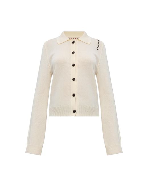 Marni White Cardigans