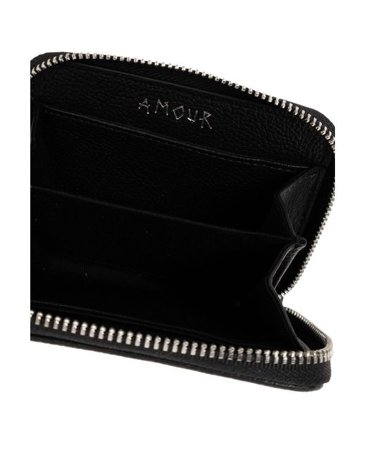 Zadig & Voltaire Black 'Zv Arty Tag Mini' Wallet