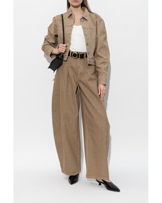 Jacquemus Natural 'Ovalo' Jeans